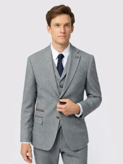 Antique Rogue Grey Herringbone Tweed Jacket^ Suits & Tuxedos|Grey Suits