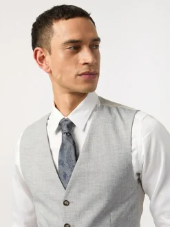 Antique Rogue Grey Montrose Pale Waistcoat^ Vests