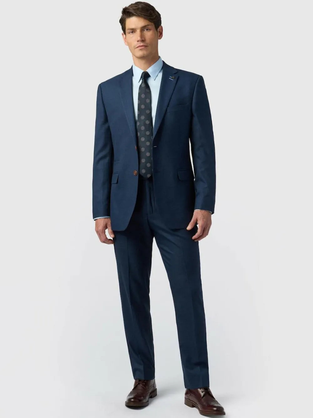 Outlet Antique Rogue Navy Blake Texture Regular Jacket