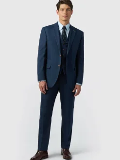 Outlet Antique Rogue Navy Blake Texture Regular Jacket