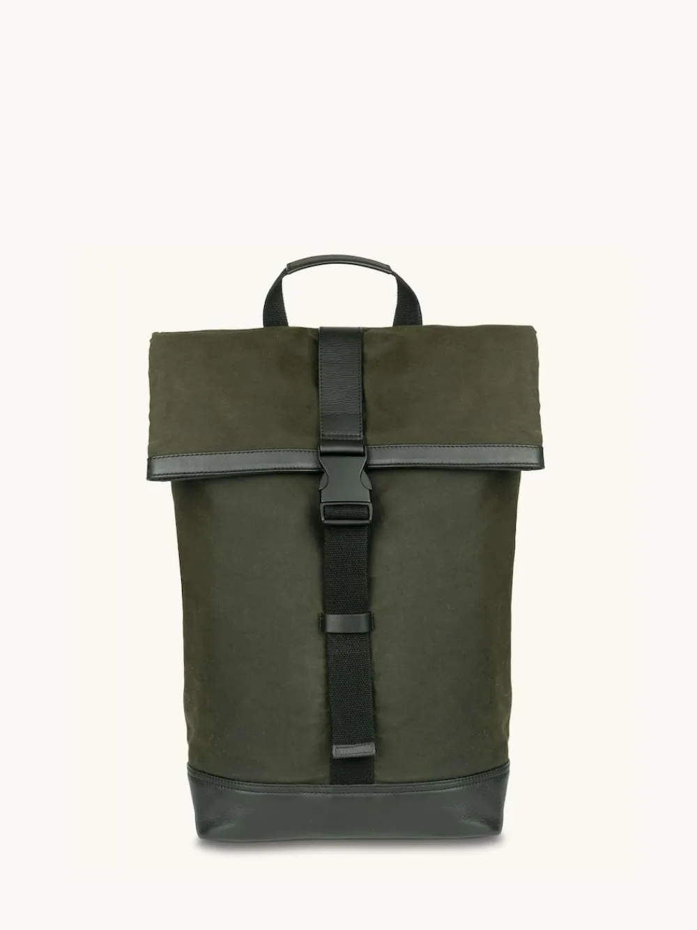 Hot Apatchy Green The Cavendish Waxed Canvas & Leather Backpack