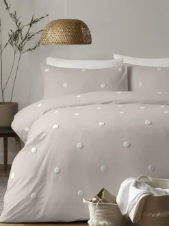 Appletree Dot Garden 100% Pure Cotton Duvet Cover and Pillowcase Set^ Branded Bedlinen