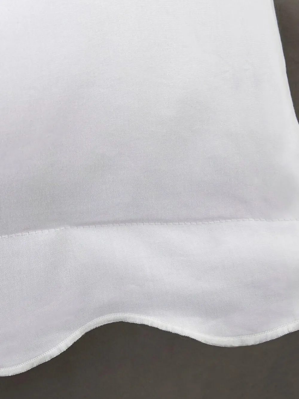 Appletree White Scallop Edge 200 Thread Count 100% Cotton Duvet Cover Set^ Branded Bedlinen