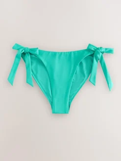 Online Next Tie Side Bikini Bottoms Aqua Green