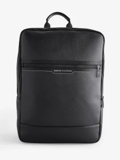 Discount Armani Exchange Logo Black Backpack