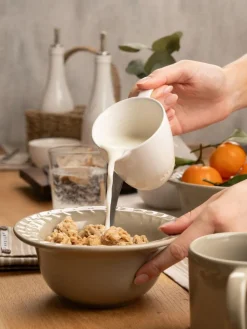 Artisan Street 12 Piece Natural Leaf Stone Dinner Set^ Dinner Sets & Pasta Bowls|Branded Kitchenware