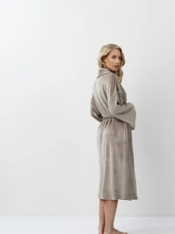 Aruelle Brown Capucine Mid Length Robe^Women Bathrobes