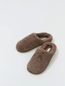 Aruelle Cleo Extra Soft Brown Crafted Slippers^Women Slippers