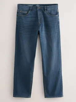 Next Ash Blue Relaxed Fit Comfort Stretch Jeans^ Jeans|Jeans