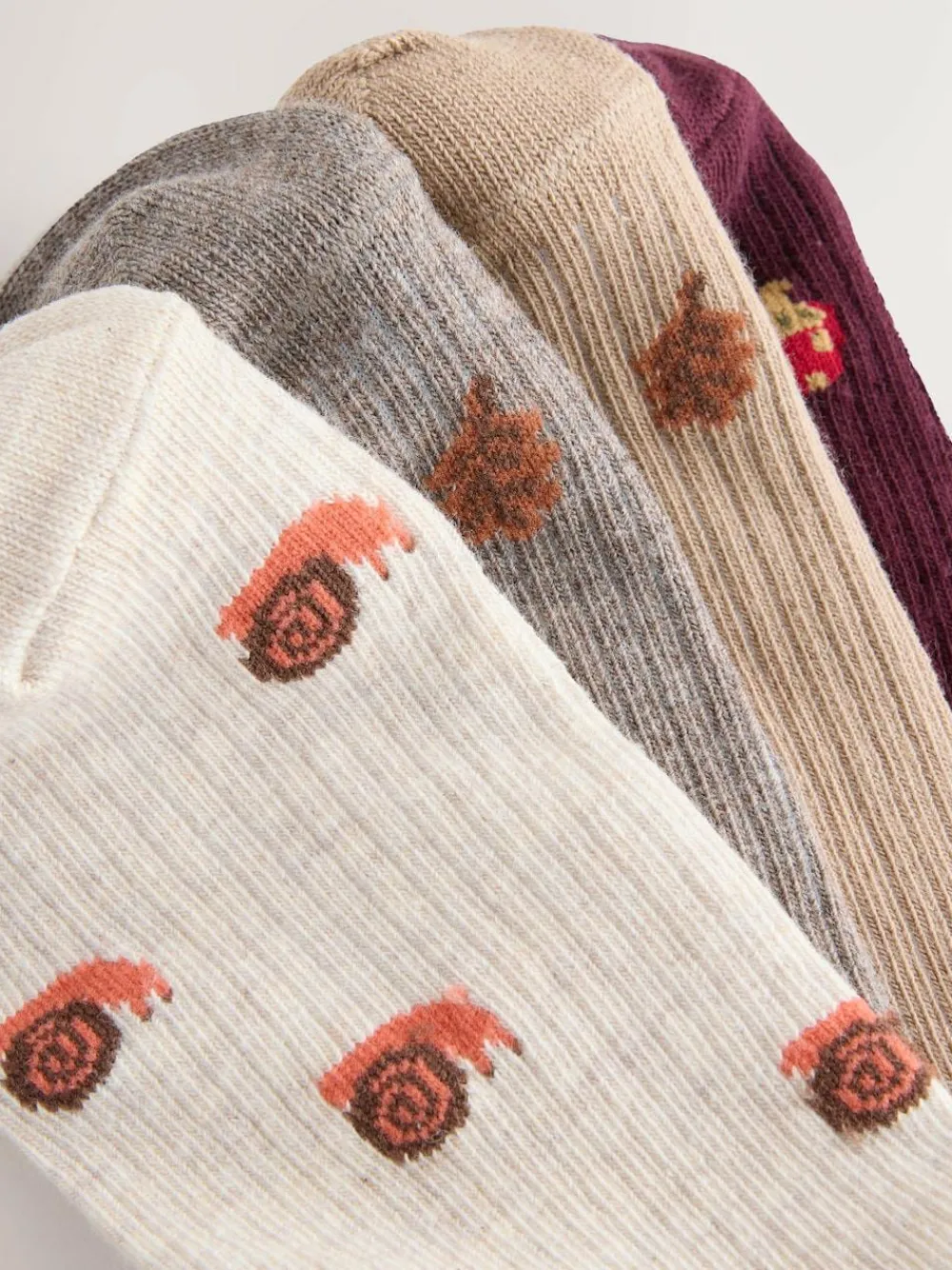 Next Autumn Animals Ditsy Trainers Socks 4 Pack