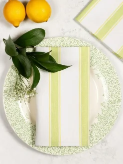 Avalon Home Multi Ticking Stripe Napkins Set of 2^ Table Linen, Placemats & Coasters|Branded Kitchenware