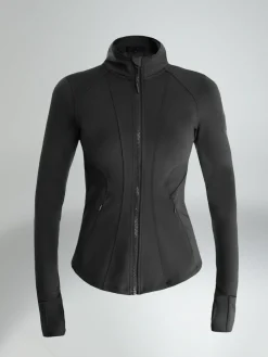 Clearance Aztec Diamond Fitted Jacket Black