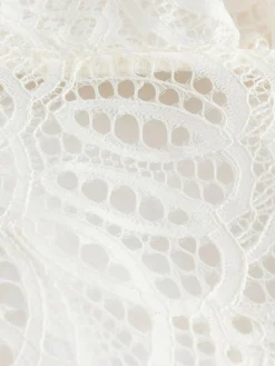 Hot B by Ted Baker Ecru Satin Lace Bridal Slip