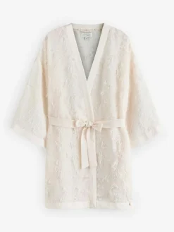 B by Ted Baker Feather Ivory Bridal Robe^Women Bathrobes|All Night & Lounge