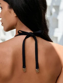 Sale B by Ted Baker Koi Triangle Black Bikini Top