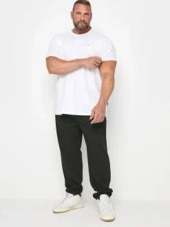 Discount BadRhino Big & Tall Black 100% Cotton Essential Joggers