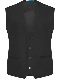 BadRhino Big & Tall Black Tailoring Suit Waistcoat^ Vests