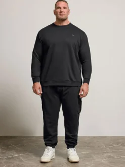 Outlet BadRhino Big & Tall Black Cargo Joggers