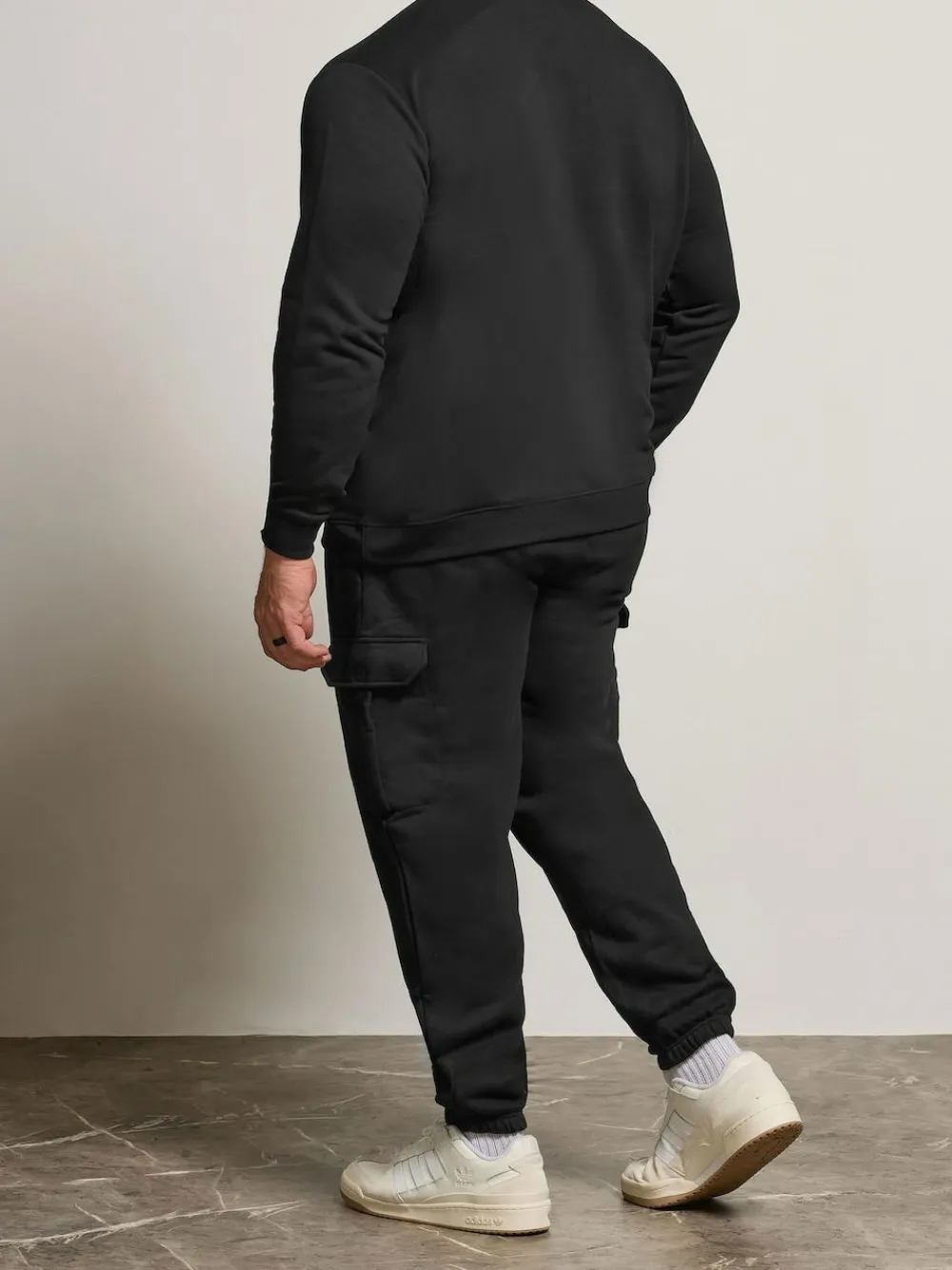 Outlet BadRhino Big & Tall Black Cargo Joggers