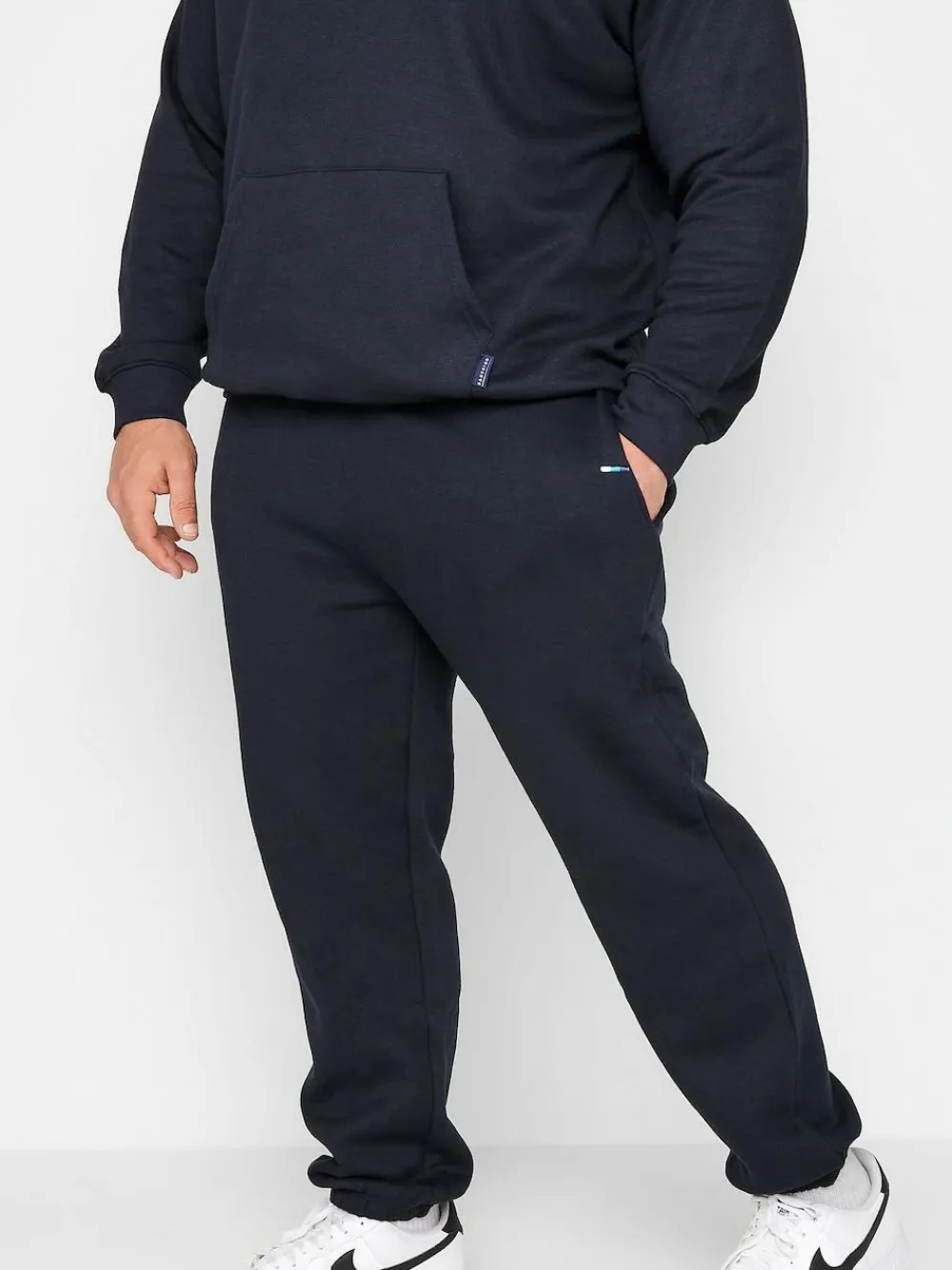 BadRhino Big & Tall Blue 100% Cotton Essential Joggers