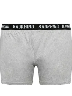 Sale BadRhino Big & Tall Boxers 5 Packs Grey