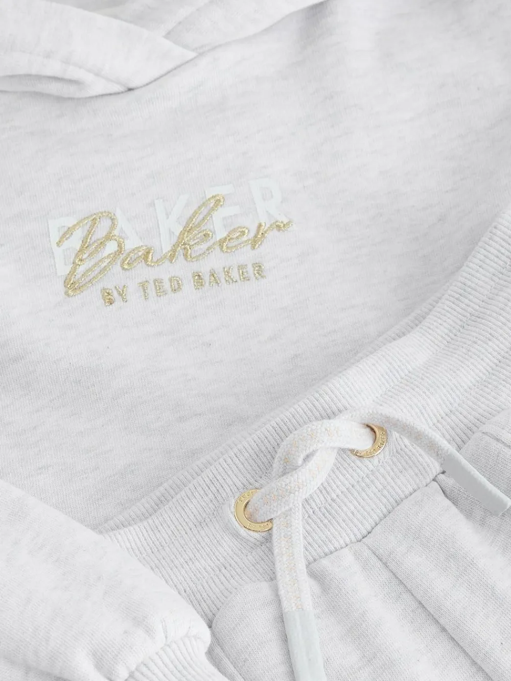 Baker by Ted Baker 2 Piece Grey Marl Graphic Hoodie & Cargo Joggers Set^ Sweatshirts & Hoodies|Sets & Coords