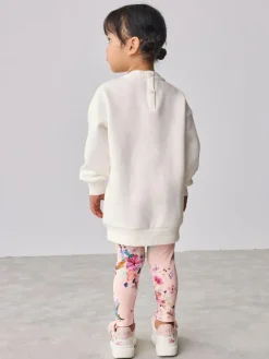 Baker by Ted Baker 2 Piece Longline Bow Sweat and Floral Leggings Set^ Sweatshirts & Hoodies|Sets & Coords