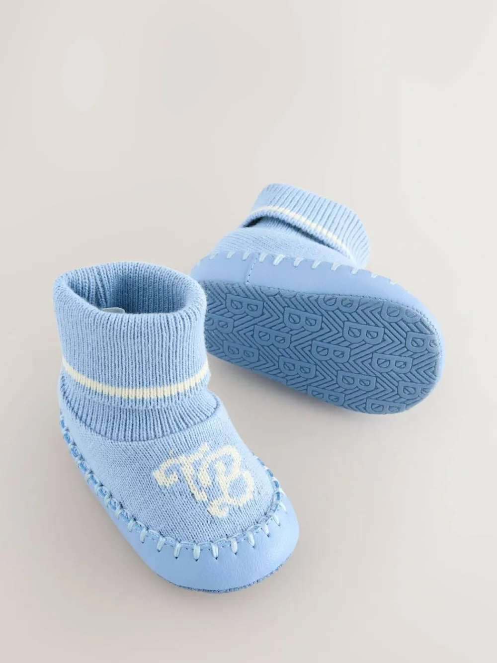 Baker by Ted Baker Baby Boys Knitted Booties Blue