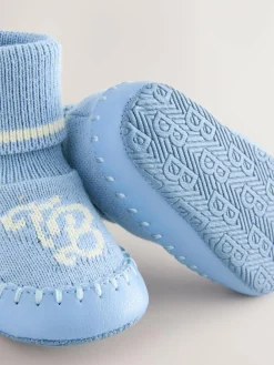 Baker by Ted Baker Baby Boys Knitted Booties Blue