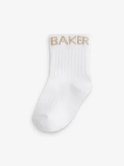 New Baker by Ted Baker Baby Socks 5 Pack Neutral