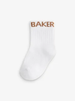 New Baker by Ted Baker Baby Socks 5 Pack Neutral