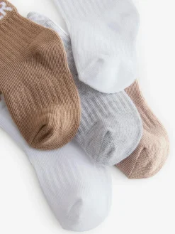 New Baker by Ted Baker Baby Socks 5 Pack Neutral