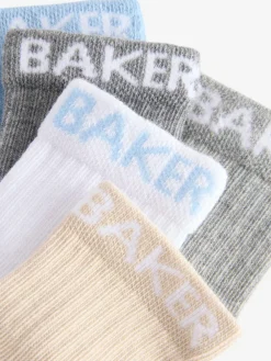 Baker by Ted Baker Baby Socks 5 Pack^BOY Socks