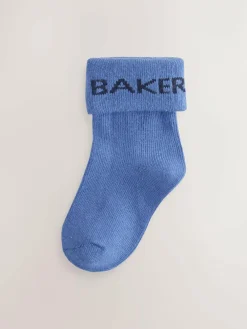 Outlet Baker by Ted Baker Baby Socks 5 Pack Blue
