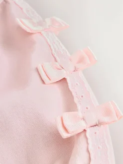 Baker by Ted Baker Blue 2 Piece Side Bow Detail Sweat & Joggers Set Pink