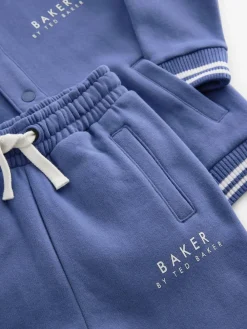 Baker by Ted Baker Blue 100% Cotton Varsity 3 Piece Set^ Cosy Club