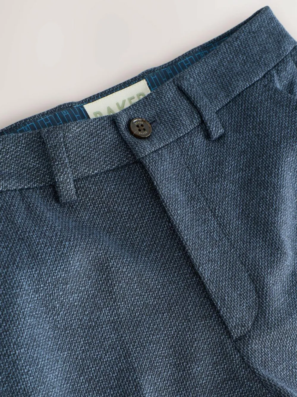 Baker by Ted Baker Blue Jersey Suit Trousers^BOY Suits & Vest