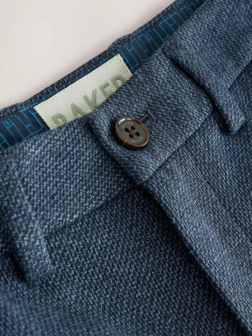 Baker by Ted Baker Blue Jersey Suit Trousers^BOY Suits & Vest