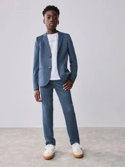 Baker by Ted Baker Blue Jersey Suit Jacket^BOY Suits & Vest