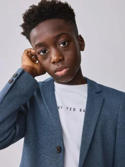 Baker by Ted Baker Blue Jersey Suit Jacket^BOY Suits & Vest