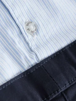 Baker by Ted Baker Blue Smart Bow Tie Rompersuit^ Rompers & Overalls