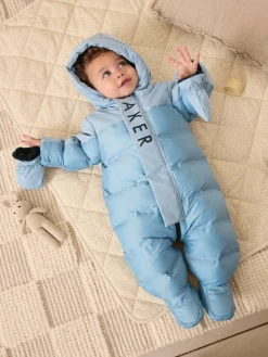 Baker by Ted Baker Blue Shower Resistant Snowsuit