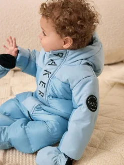 Baker by Ted Baker Blue Shower Resistant Snowsuit