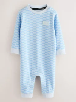 New Baker by Ted Baker Blue Sleepsuits and Reversible Hat Set
