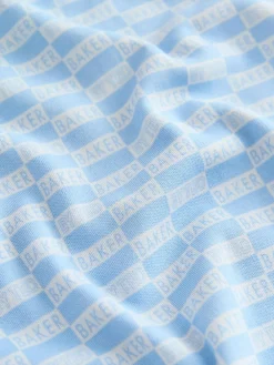 New Baker by Ted Baker Blue Sleepsuits and Reversible Hat Set