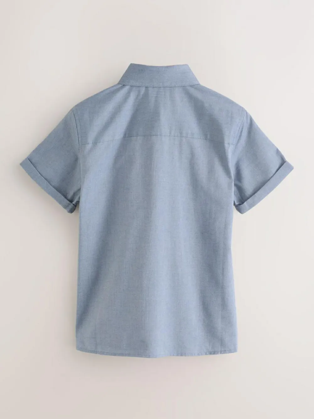 Baker by Ted Baker Blue Short Sleeve Shirt with Bow Tie