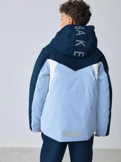 Clearance Baker by Ted Baker Blue Waterproof Padded Ski Coat