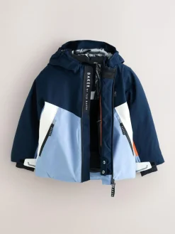 Clearance Baker by Ted Baker Blue Waterproof Padded Ski Coat