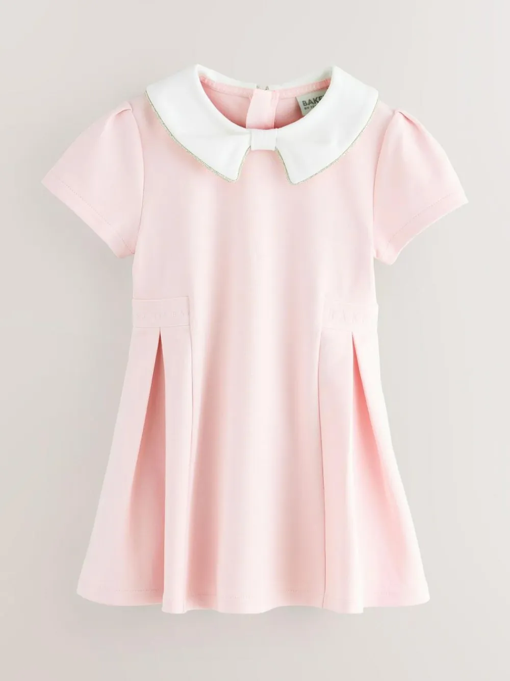 Sale Baker by Ted Baker Bow Collared Ponte Dress Pink