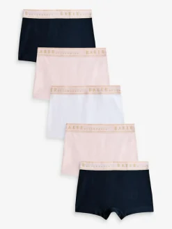 Sale Baker by Ted Baker Boxer 5 Pack Black/White/Nude